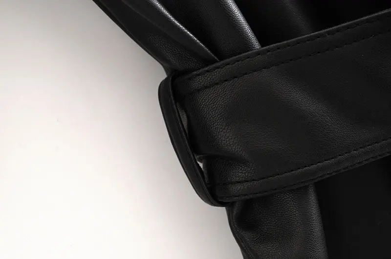 Woah Wf80-3002 Европейская и американская модная куртка из искусственной кожи