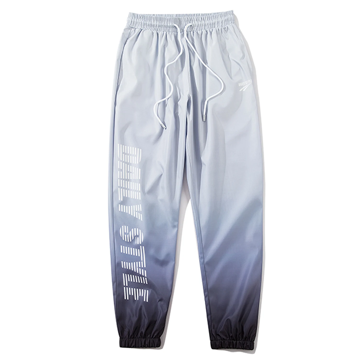 Спортивные штаны в стиле хип хоп градиентные с надписью 2020 модная уличная одежда