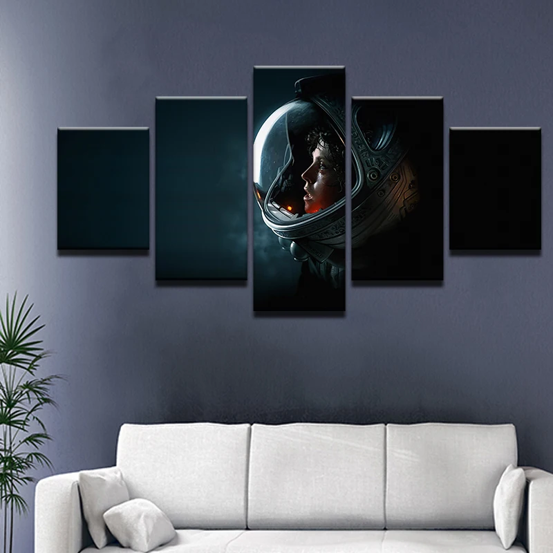 Плакат HD печатные картины 5 Панель фильм чужой завет Характер Печать на холсте