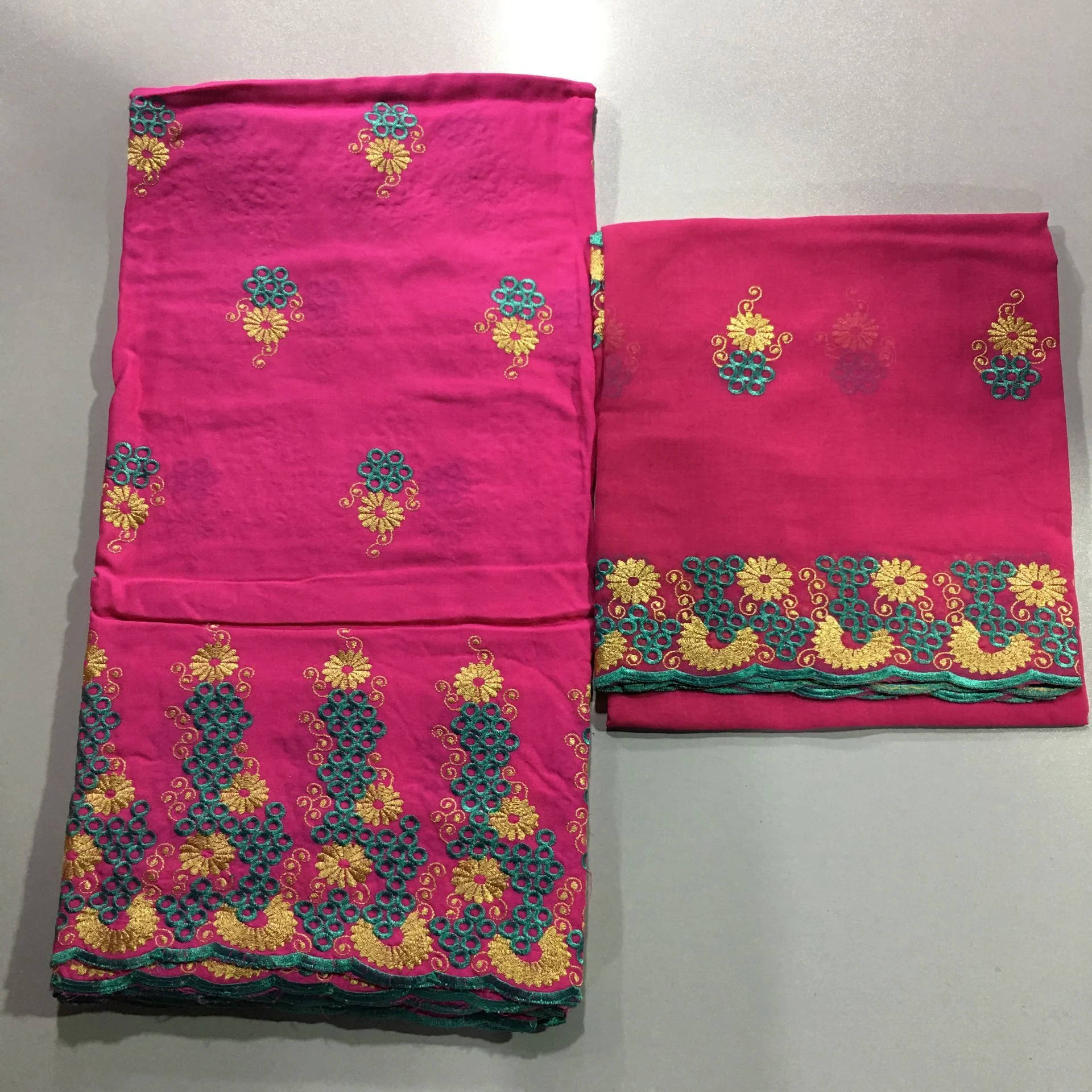 Новое поступление недорогая 5 + 2 многоцветная швейцарская вуаль кружево в