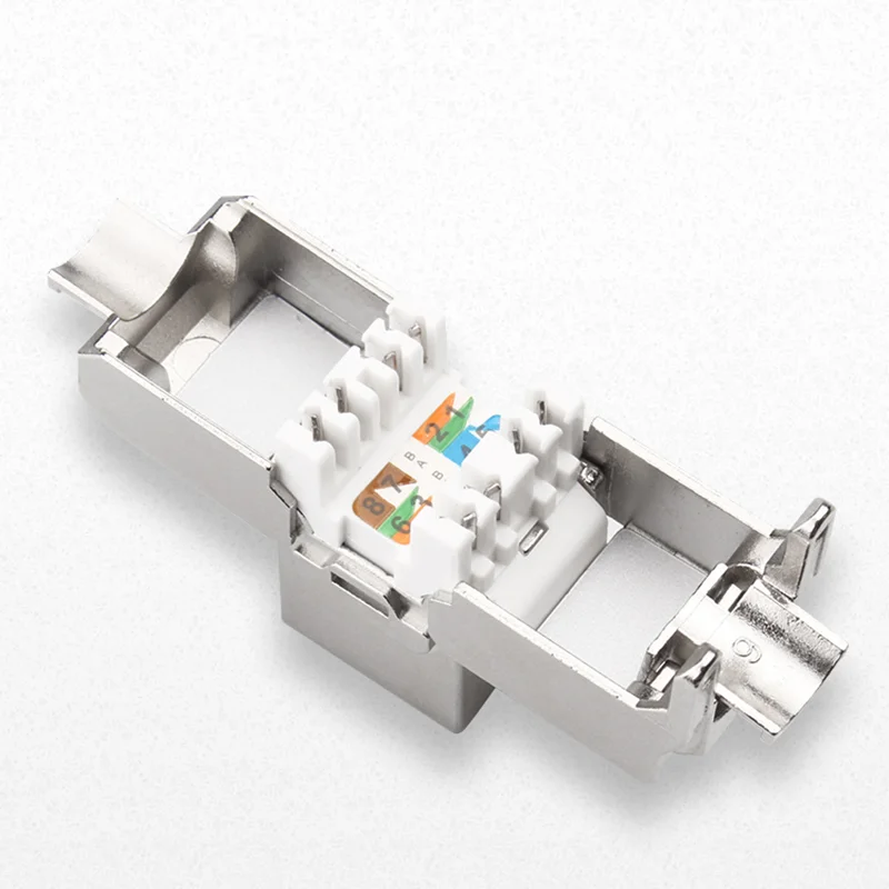 Экранированный FTP модуль Keystone Cat7 Cat6A из цинкового сплава RJ45 12/24 шт. - купить по