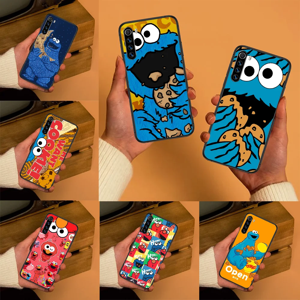 

COOKIE MONSTER Cartoon Phone case For Xiaomi Redmi Note 7 7A 8 8T 9 9A 9S 10 K30 Pro Ultra black pretty cover tpu hoesjes trend