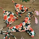 2020 Новый размера плюс Цветочный принт комплект бикини, купальник, сексуальный купальник, пуш-ап, бразильские бикини женский купальный костюм бикини Maillot De