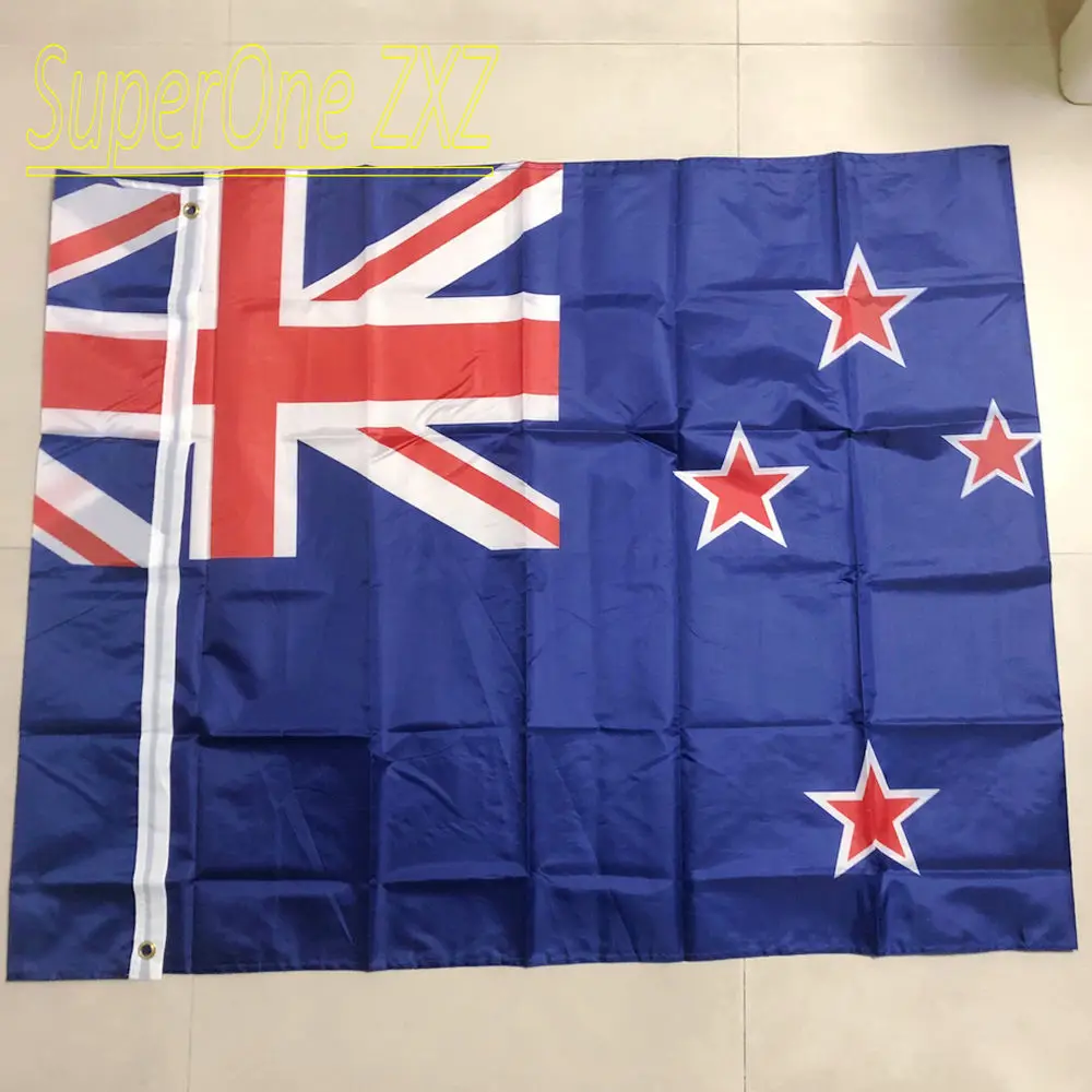 Бесплатная доставка флаг Новой Зеландии ZXZ баннер 90x150 см подвесной NZ NZL | Дом и сад