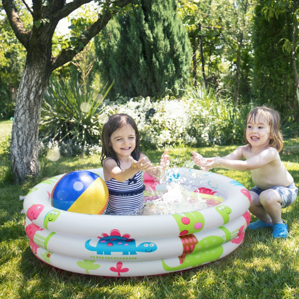 

Summer Baby Children Inflatable Pool Soft Fun Portable Bathtub for Water Game Round Basin Bathtub Outdoors Sport Play Toys