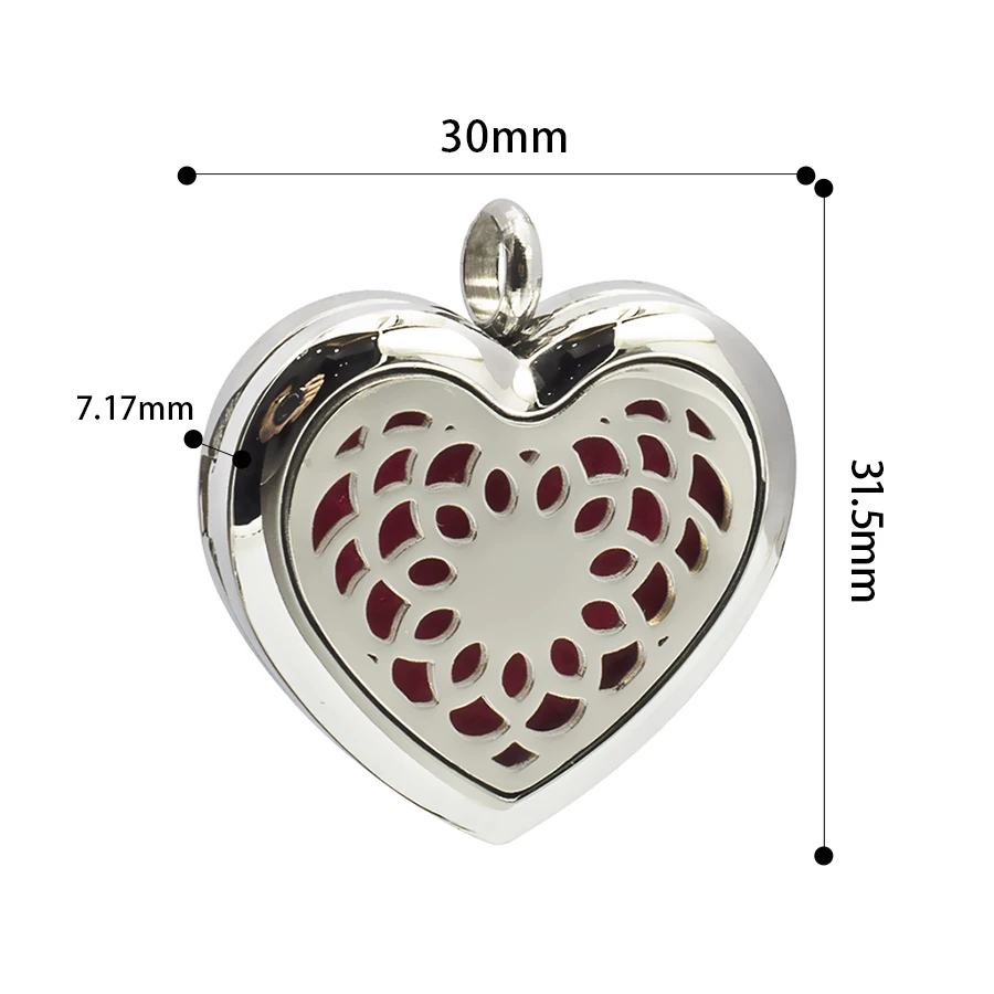Drop shipping water drop/heart Aromatherapy locket 316L Stainless Steel diffuser pendant necklace free chain & 10 pads | Украшения и