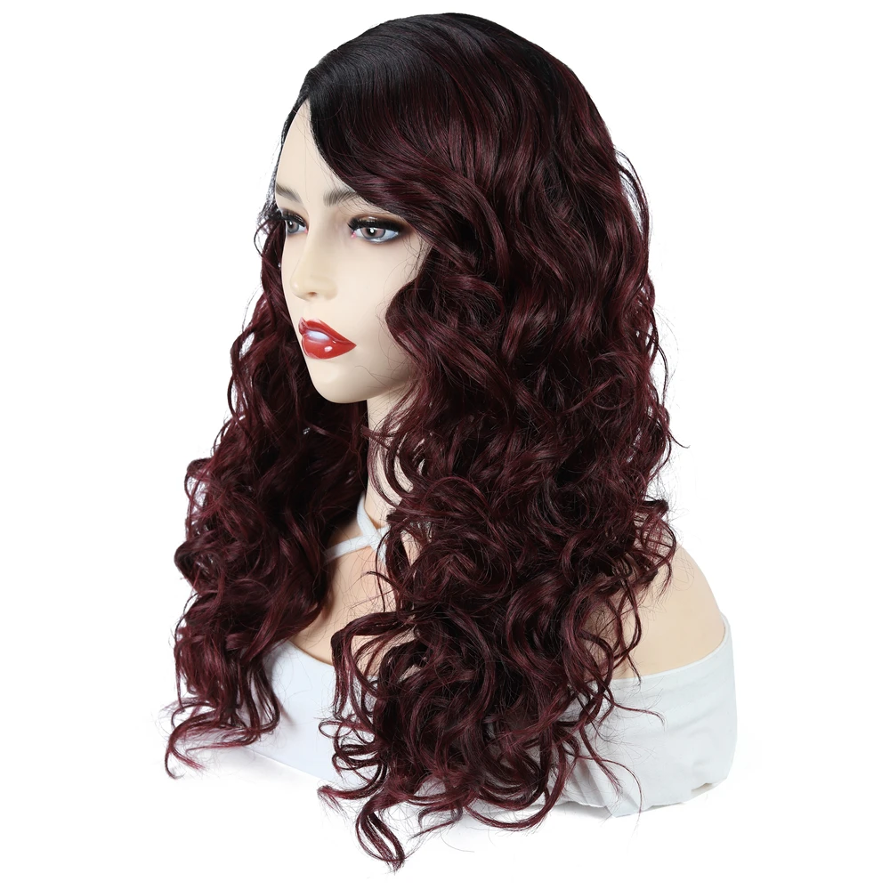 Парик из синтетических волос X Tress средней длины цветные синтетические волосы для