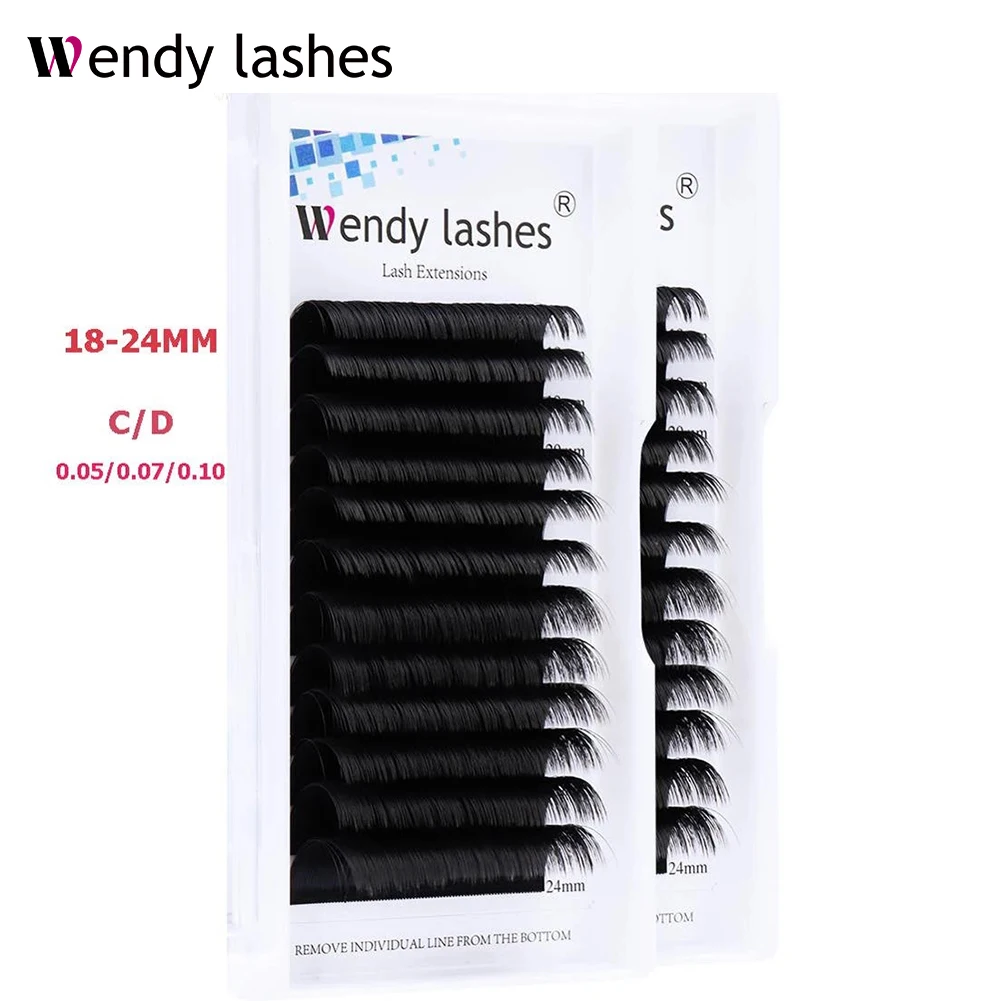 

25MM Super Long Easy Fanning Eyelash Extensions Blooming Volume Eyelashes Auto Fans Camellia Individual Lash Extension Supplier