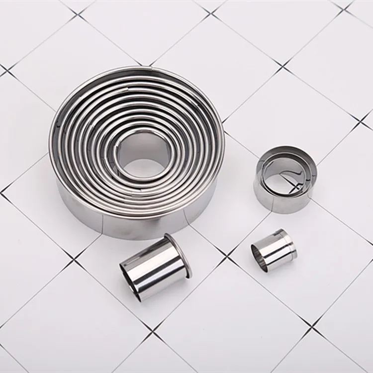 Форма для сахарных лепестков из нержавеющей стали 3 5 см 2 1 7 Круглый резак глины