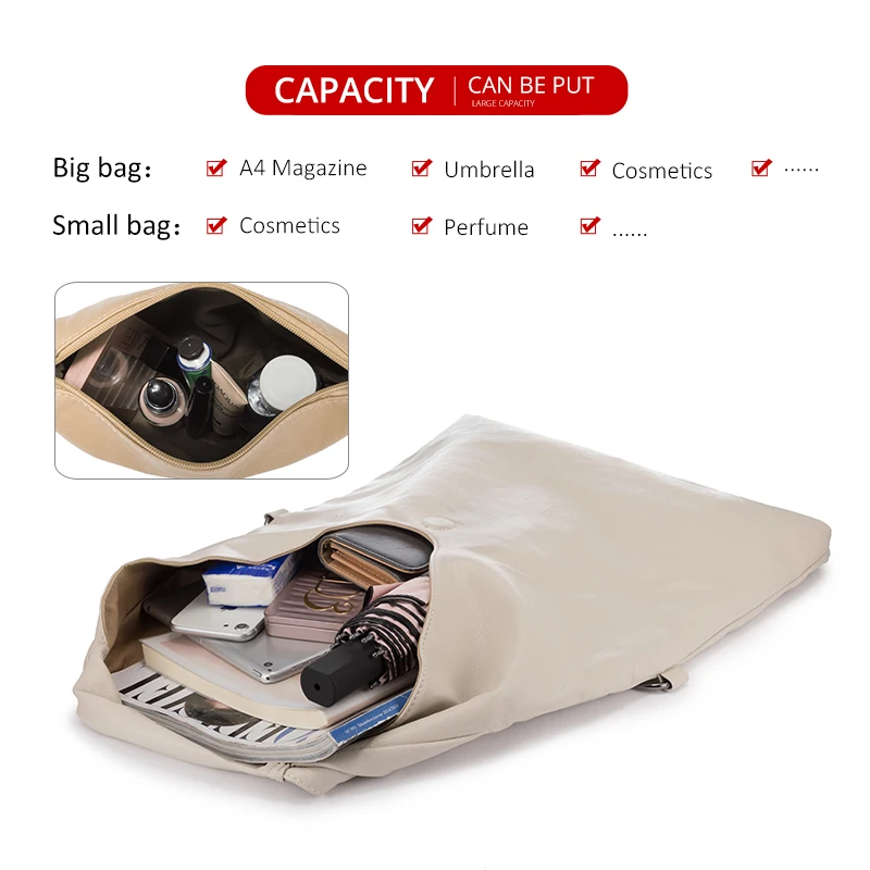 LOVEVOOK женские сумки через плечо для 2019 большие вместительные Набор сумок 2 шт