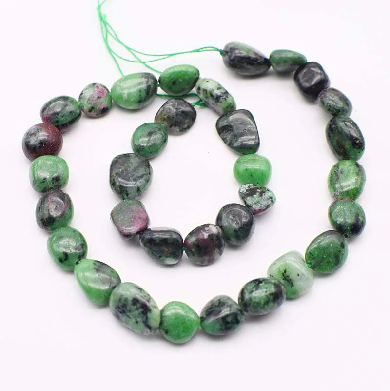 

2 Strands/lot Natural Top Epidote Zoisite irregular round Stone Loose Beads 15 "