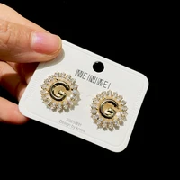 hot 2021 baroque irregular fresh pearl drop earrings luxury fashion bohemian gold color letter g earrings for women jewelry gift
