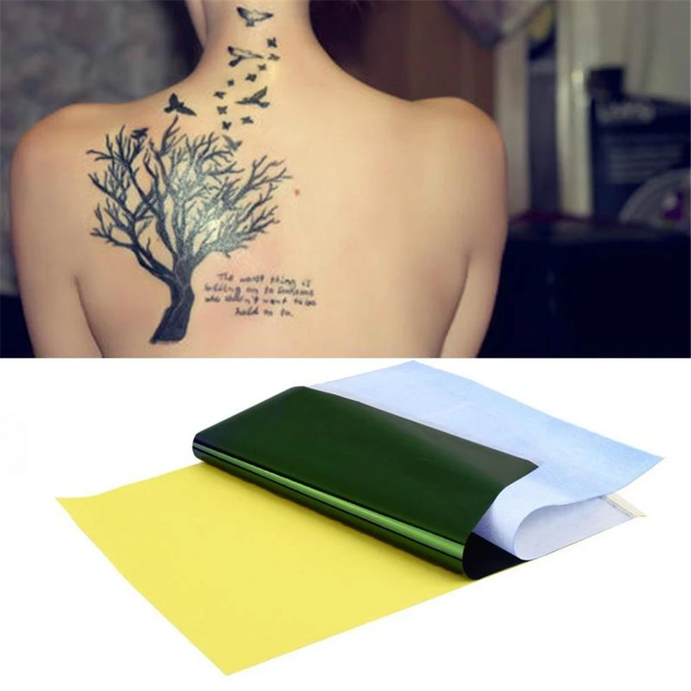 

50/100 Sheets Transfer Paper Tattoo A4 Size Thermal Stencil Copier DIY Body Art Makeup Accessories Tattoo Supplies