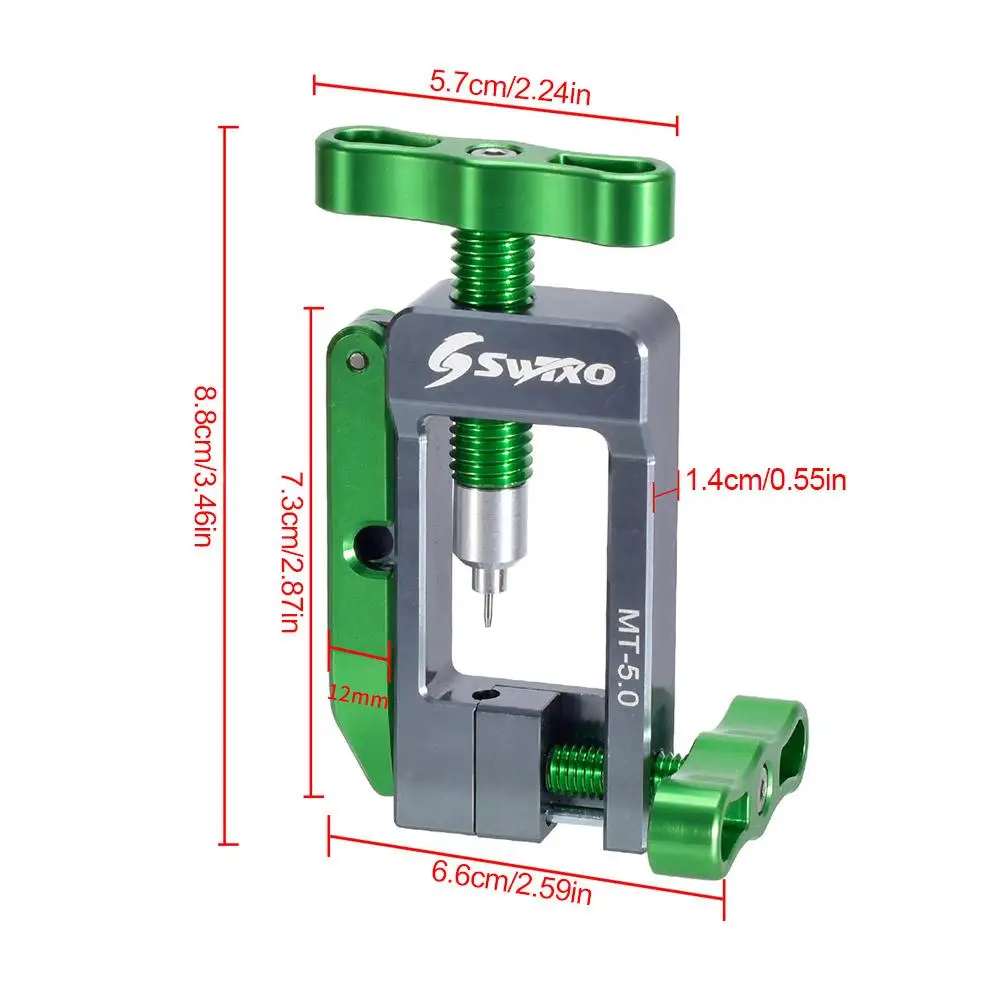 

Multifunctional Oil Needle Pressing Tool 6061 Aluminum Alloy Tubing Locking Function CNC Cutting Multiple Specifications