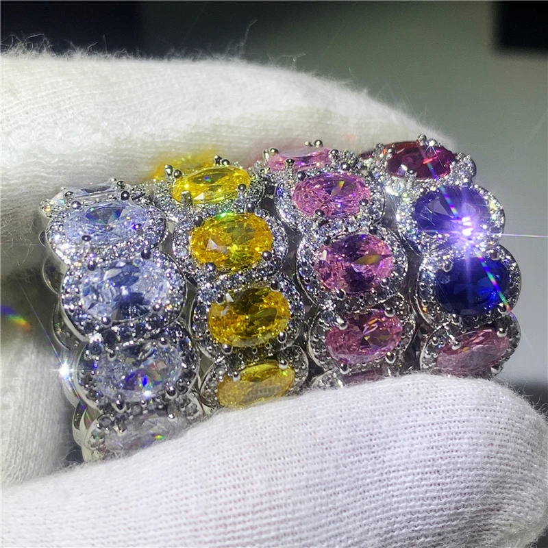 Кольцо женское из серебра 925 пробы 4 цвета | Украшения и аксессуары