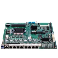 118l industrial control motherboard 8 network port 2 optical port soft routing network security internet of things firewall