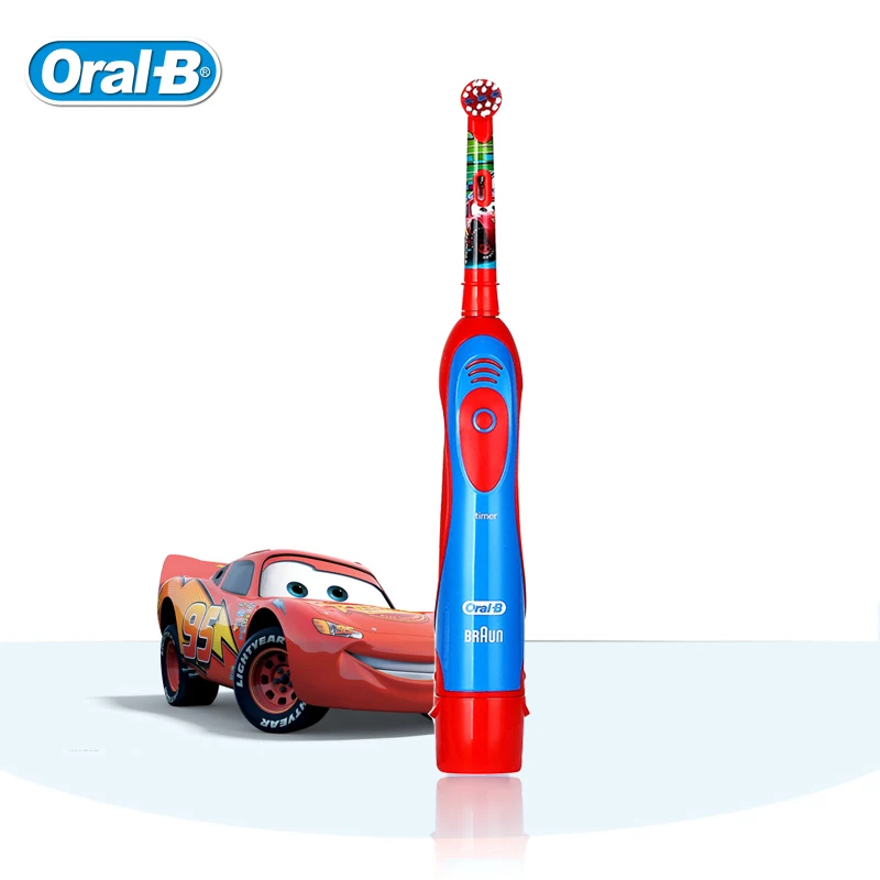 Детская электрическая зубная щетка Oral B перезаряжаемая для гигиены полости рта