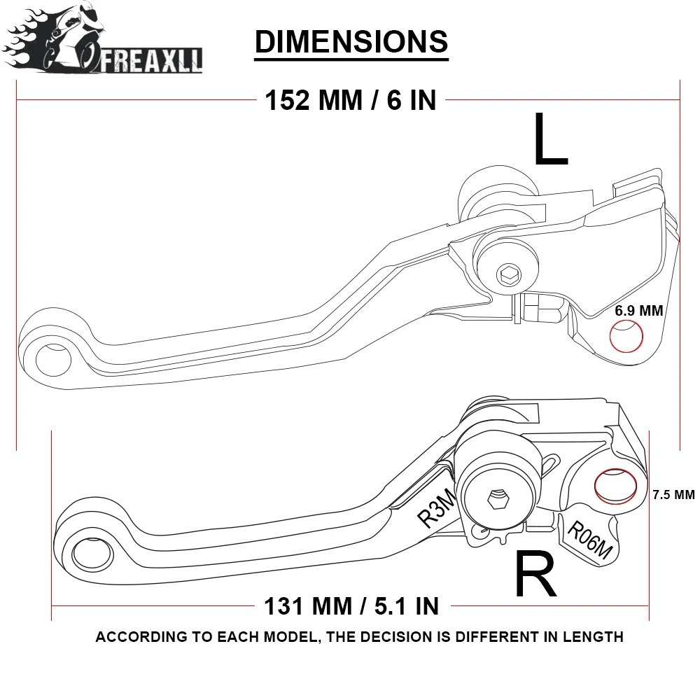 

For SUZUKI RMZ RMZ250 2005 2006 Motocross CNC Aluminum Dirt Bike Pit bike Pivot Handle Lever Brake Clutch Levers Off-road