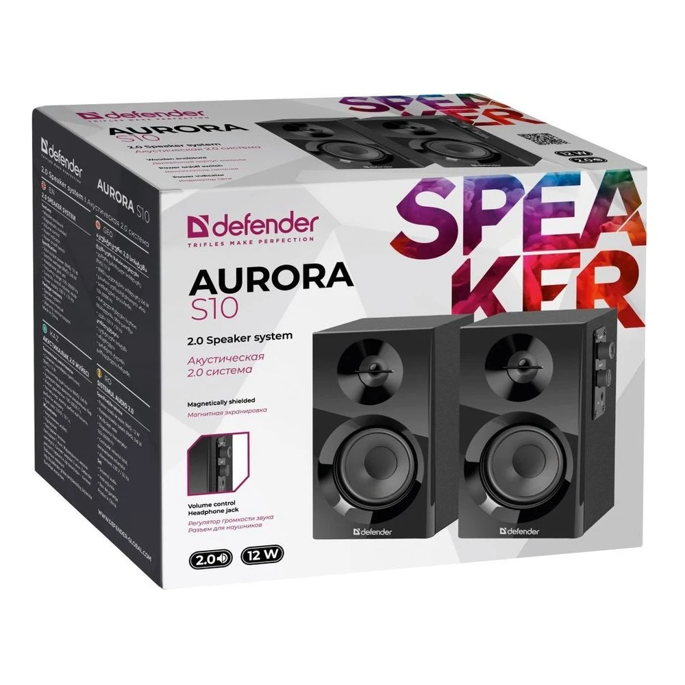 Акустическая система DEFENDER 2.0 AURORA S10 65414 |