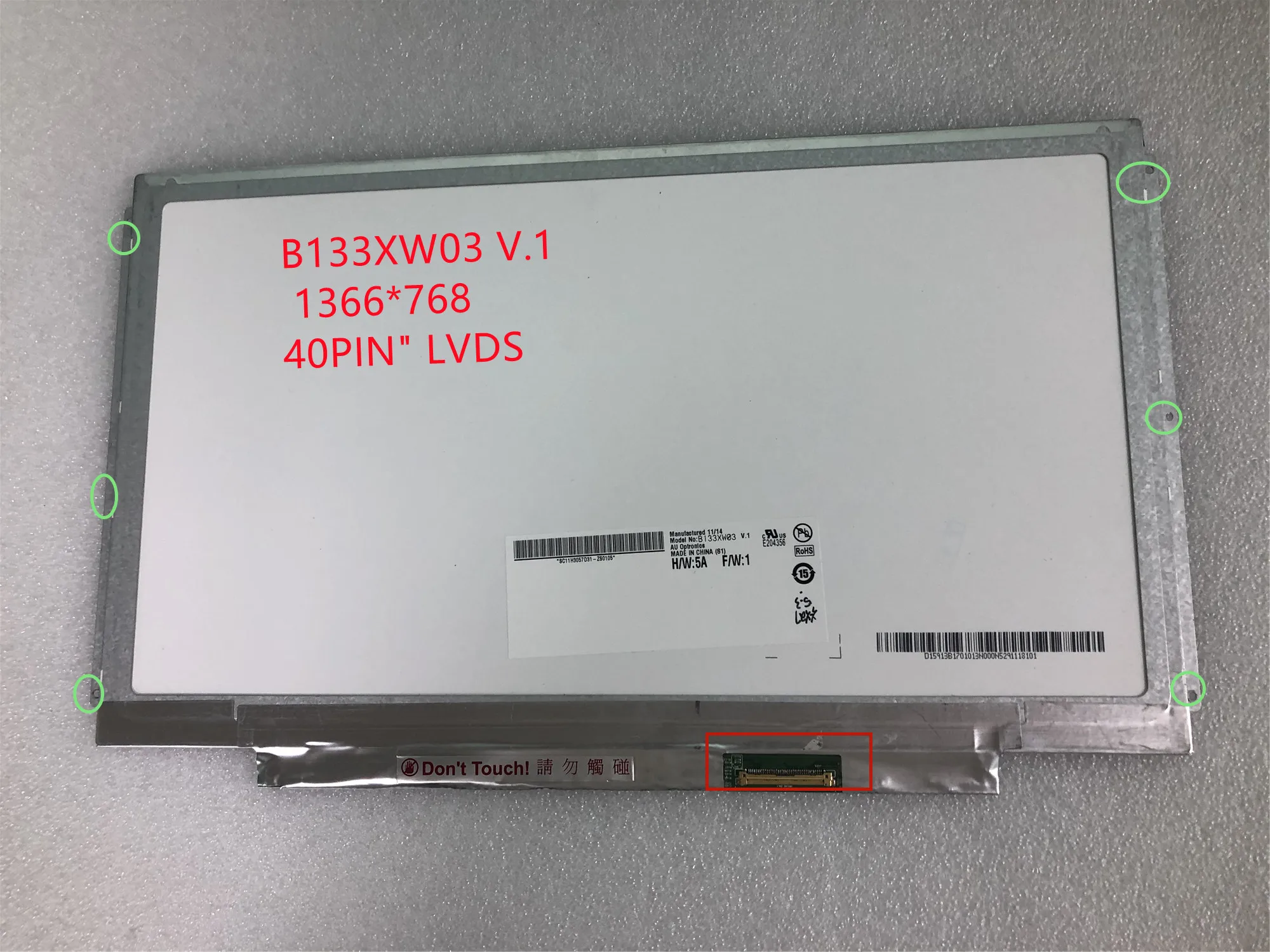 Матрица ЖК-экрана 13 3 дюйма B133XW03 V.1 LTN133AT27 N133BGE-L41 LP133WH2 TLA1/TLL1/TLL2/TLL3 для Lenovo IdeaPad U310 U350 |