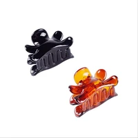 8049 fashion korean new design top hair claws for girls high quality plastic five petaled flowers hair clips 3 32cm 12pcslot