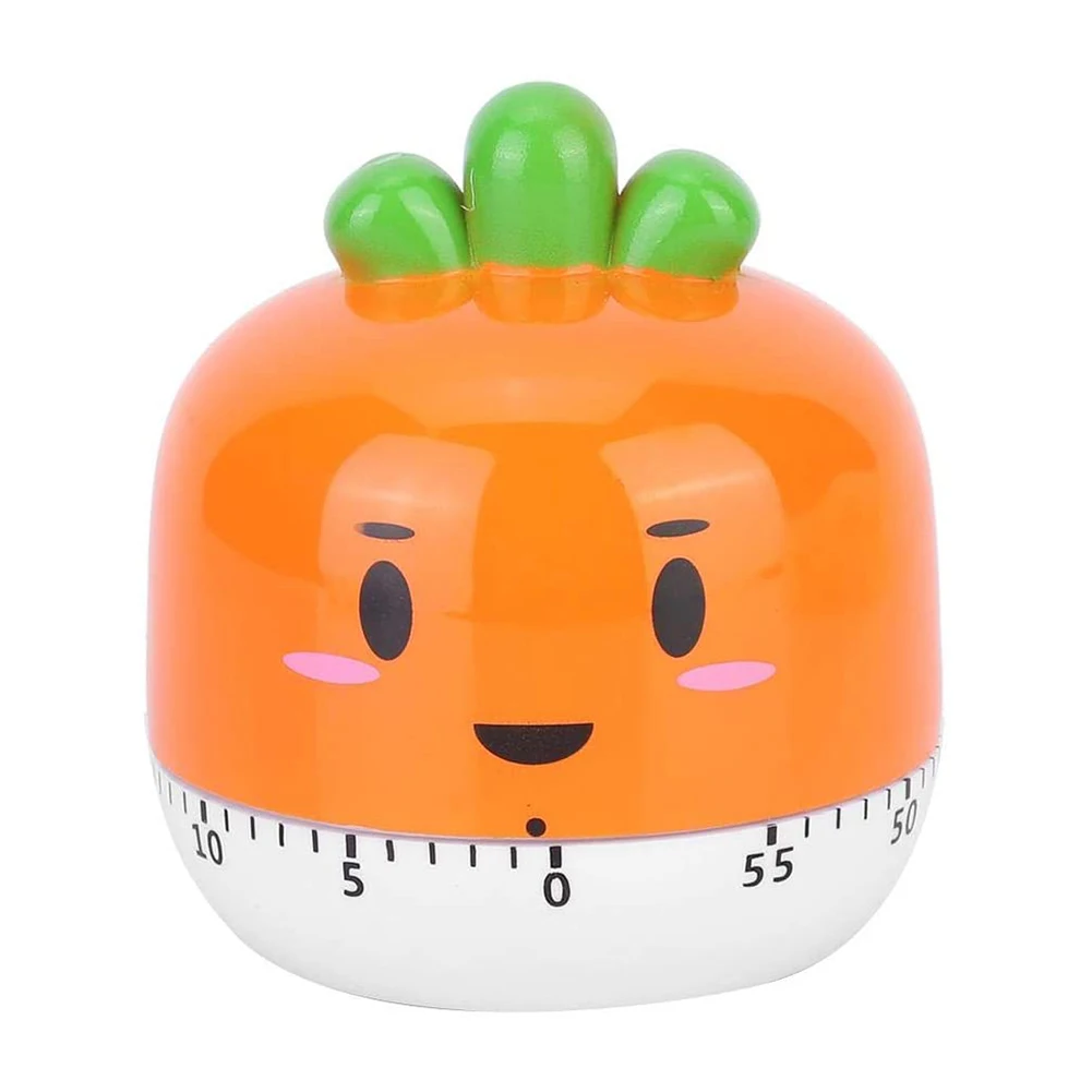 

Kitchen Timer Alarm Clock Reminder Baking Helper Cartoon Vegetable Shape Cooking for Household Kitchen Easy Supplies