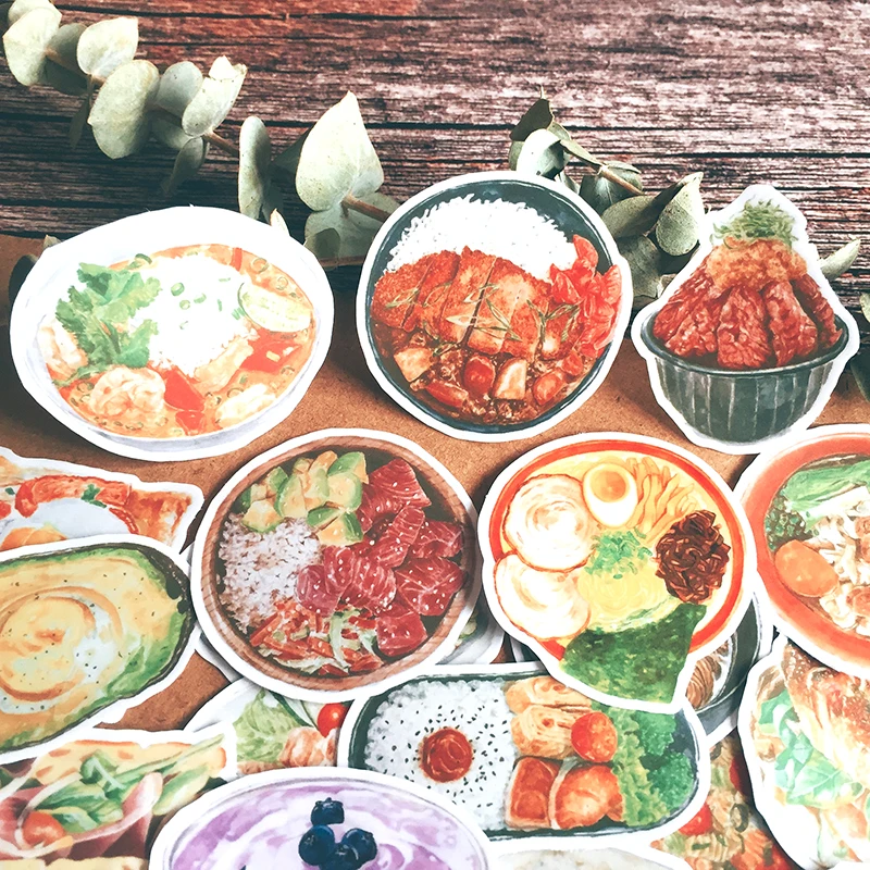 22 шт./компл. дезинфицирующее средство для рук вкусные Еда жизнь Стикеры DIY ремесло