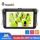 Автомагнитола Podofo, мультимедийный плеер на Android 10, с GPS, для Volkswagen Passat B7 B6, Golf Touran, Polo, Tiguan, Jetta, типоразмер 2 din