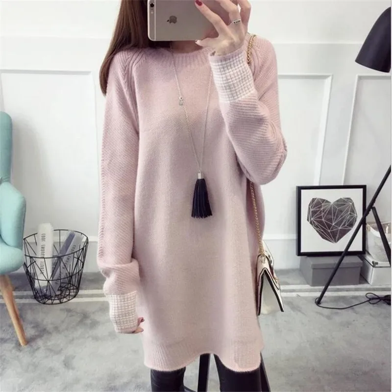 2016 Pullovers Autumn Pullover Winter Warm Women Casual Sweater Knitted Tops | Женская одежда