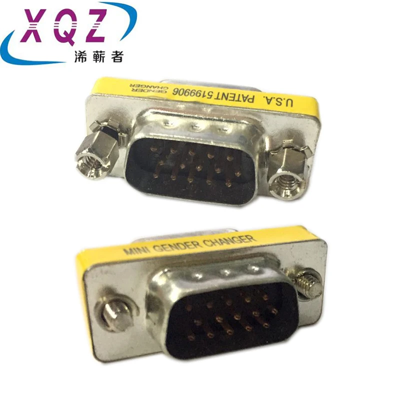 Переходник с разъема VGA типа «папа» на «папа», HD15