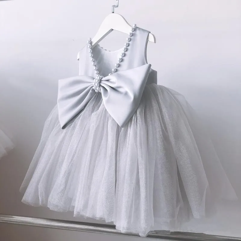 Платье для крещения новорожденных на 1 год платье дня рождения маленьких девочек