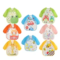 1pc new baby waterproof coverall bib feeding plastic breast apron baby eating clothes maternal and child supplies