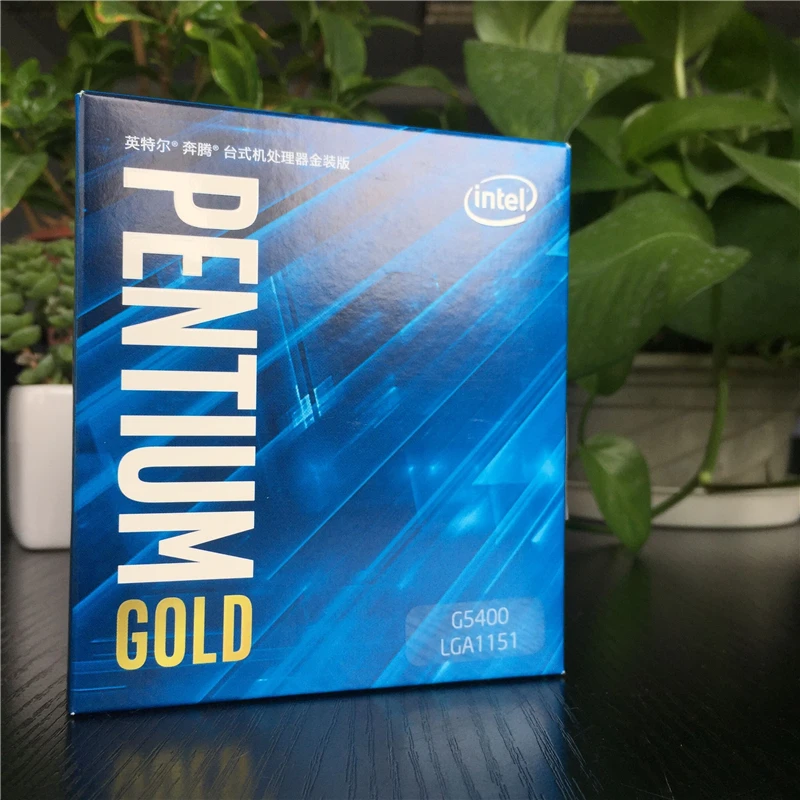 Intel Pentium Gold G5400 настольный процессор 2 ядра 3,7 ГГц LGA1151 300 серия 54 Вт/58 Вт BX80684G5400