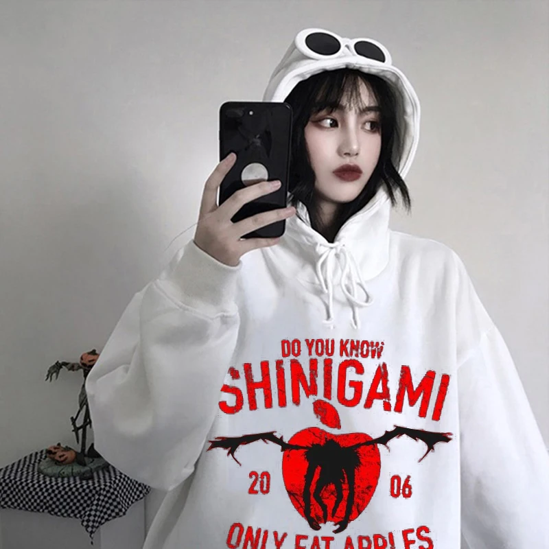 

Death Note Anime Sweatshirt Fairy Grunge Oversized Hoodies Winter Clothes for Women Sweetshirts Plus Size Long Sleeve Hoodie