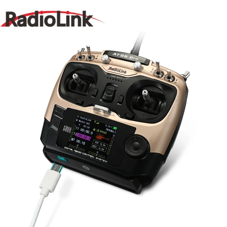 Пульт дистанционного управления Radiolink AT9S Pro 2 4 ГГц 9 каналов с приемником R9DS |