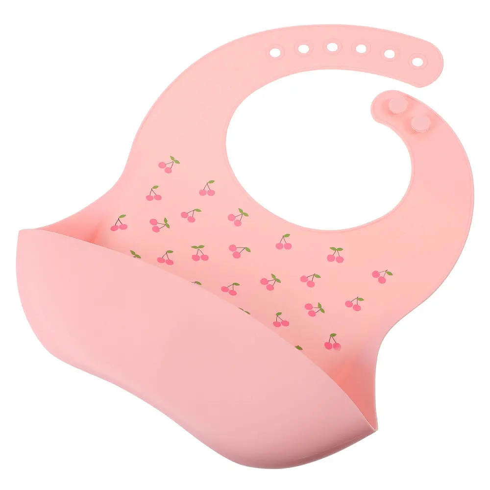 

Baby Bib With Catcher Waterproof Silicone Baby Feeding Bib For Baby Toddler