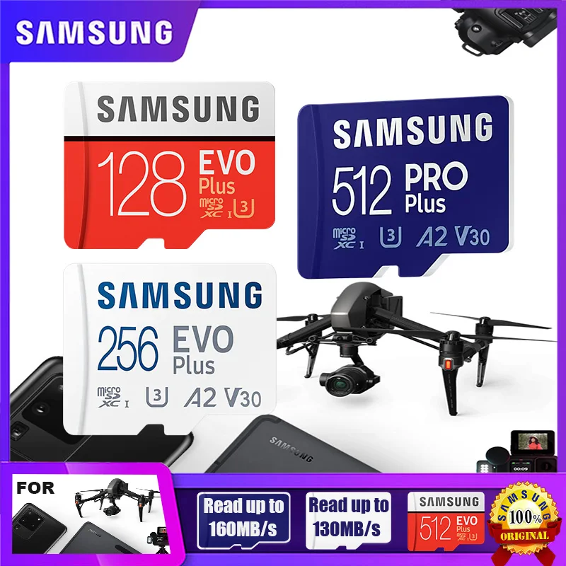  Карта памяти MicroSD SAMSUNG EVO Plus, SDXC, 128GB