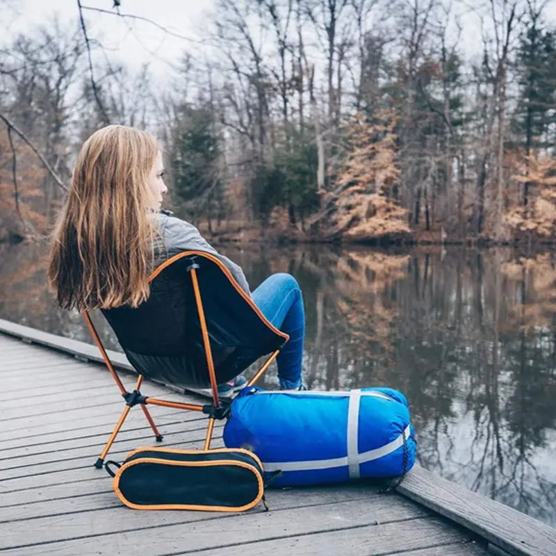 Precio Silla Plegable Para Acampar, Asiento Liviano Portátil, Soporta Hasta 150kg De Peso Máximo, Para La Oficina, El Hogar, Senderismo, Picnic, Barbacoa, Playa, Sillas De Pesca Al Aire Libre