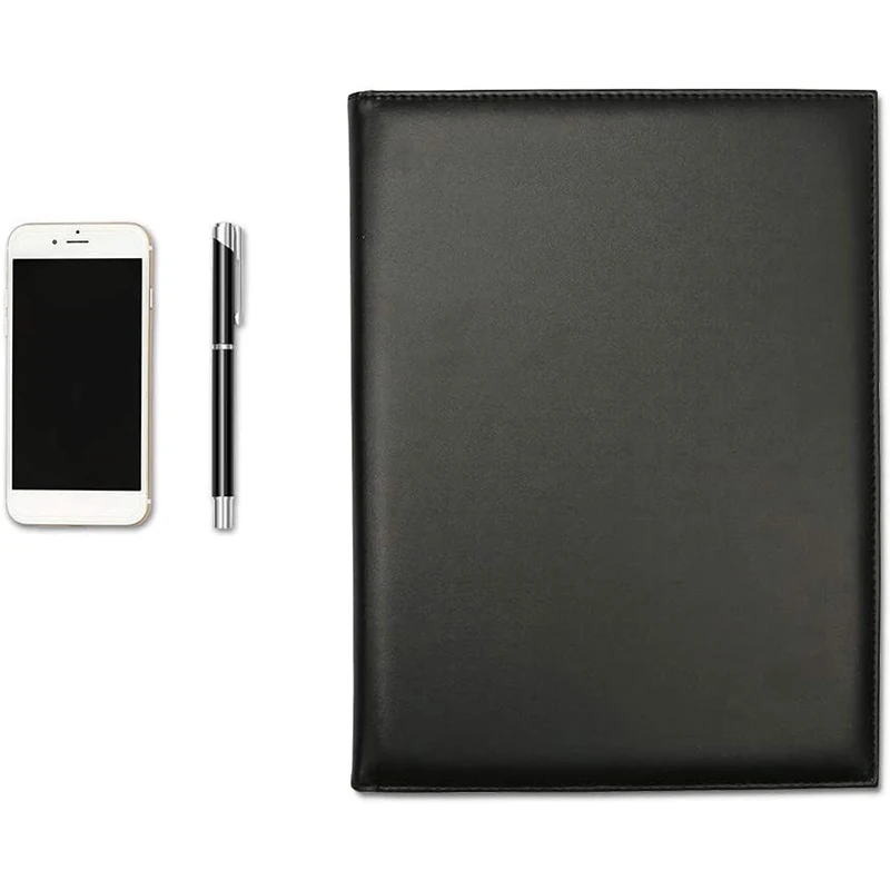 Профессиональный A4 из искусственной кожи Padfolio/CV папка для файлов хранения
