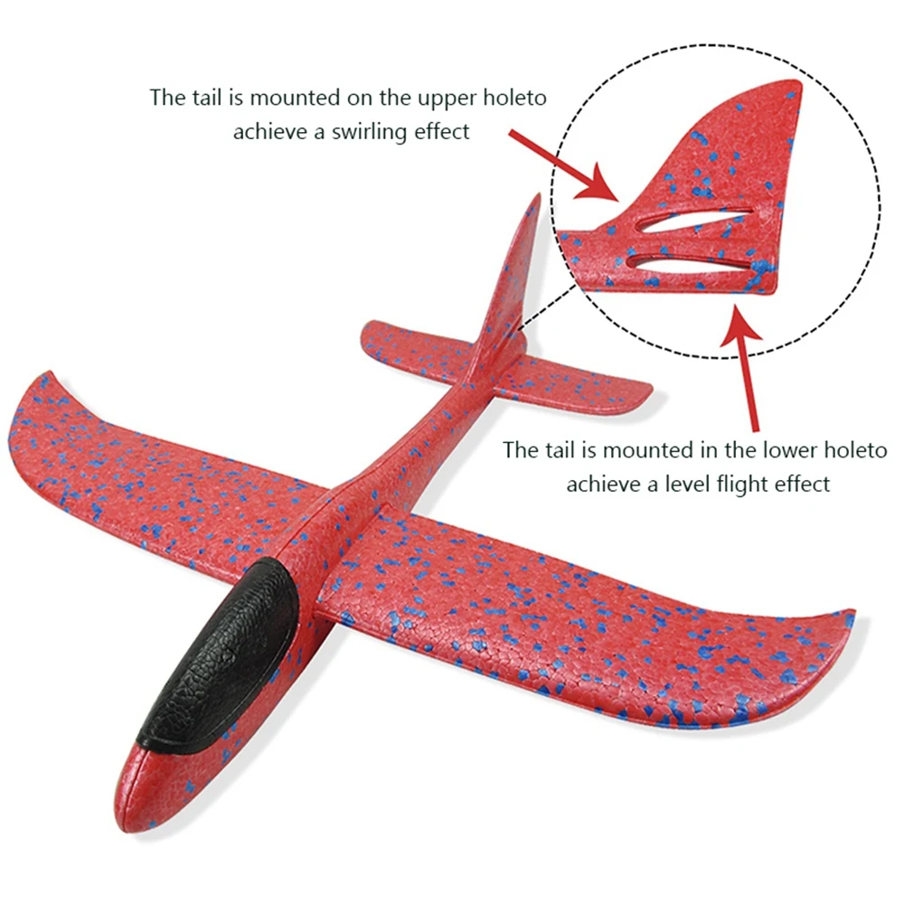 3 шт. DIY ручной бросок Fly AB Glider игрушки-самолеты для детей EPP Поролоновый самолет