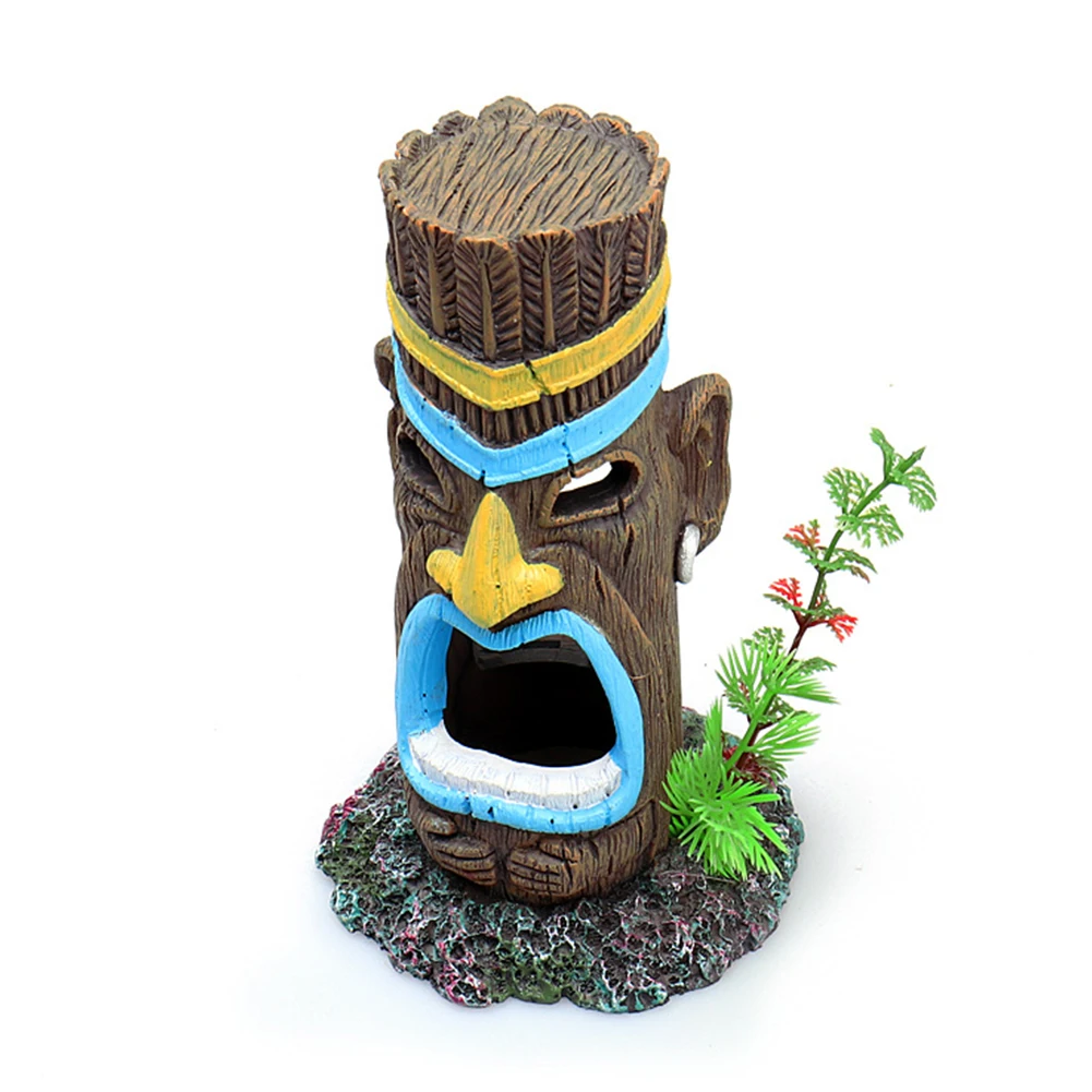 Камни для сада камней резина голова индейца реалистичный портрет тотем аквариум