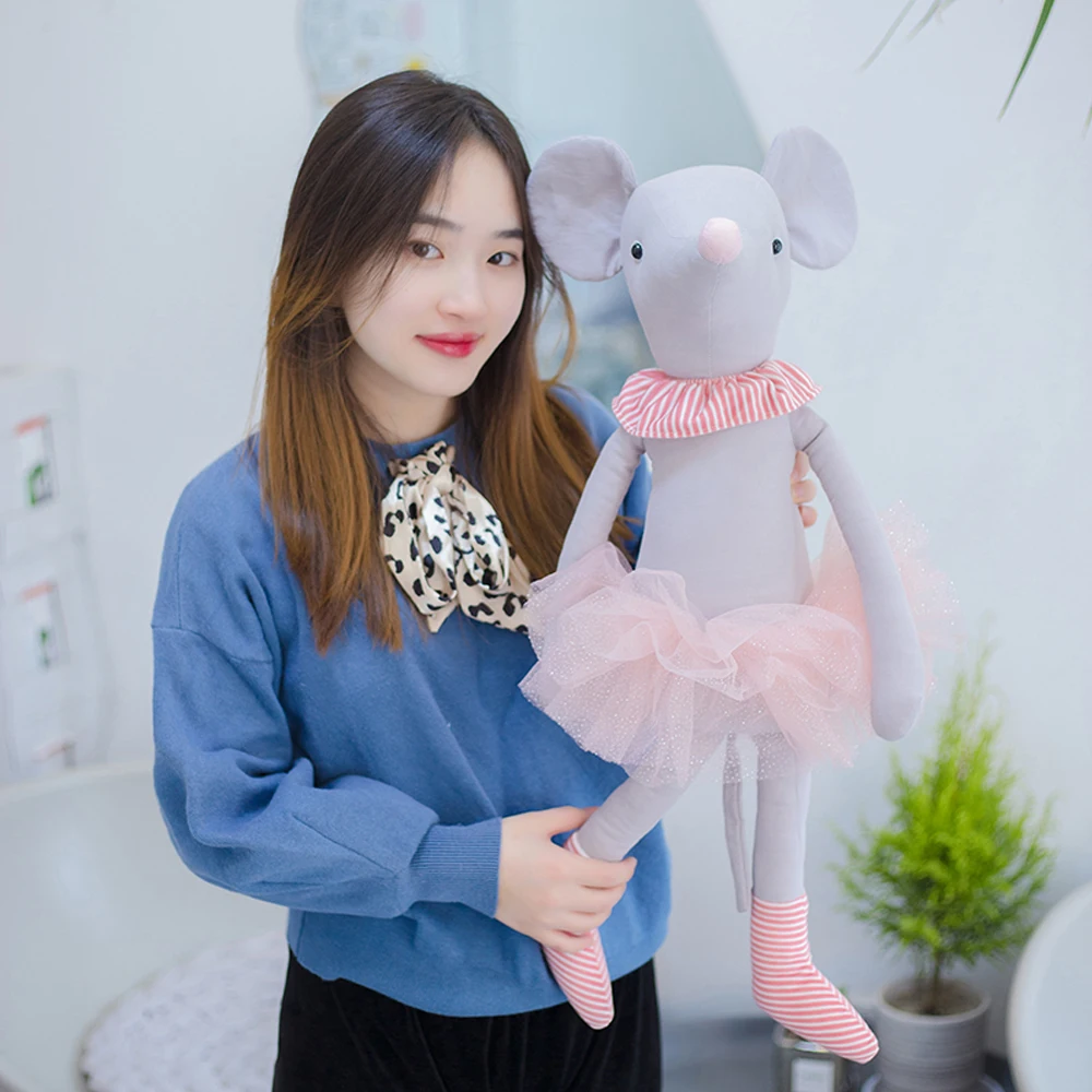 

Plush Toys For Kids Kawaii Rat Doll Stuffed Mouse Toys For Children Cute Girls Toys Lovely Birthday Gifts Christmas Toys Party