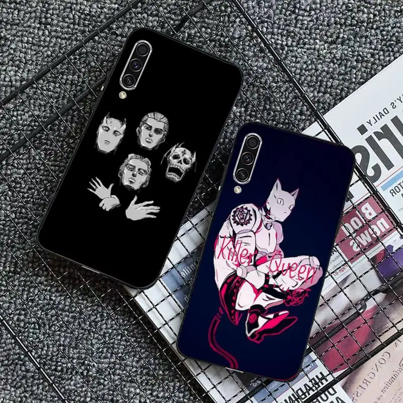 

JOJO BIZARR ADVENTUR Phone Case For Samsung galaxy S 7 8 9 10 20 edge A 6 10 20 30 50 51 52 70 note plus mobile bags Anime