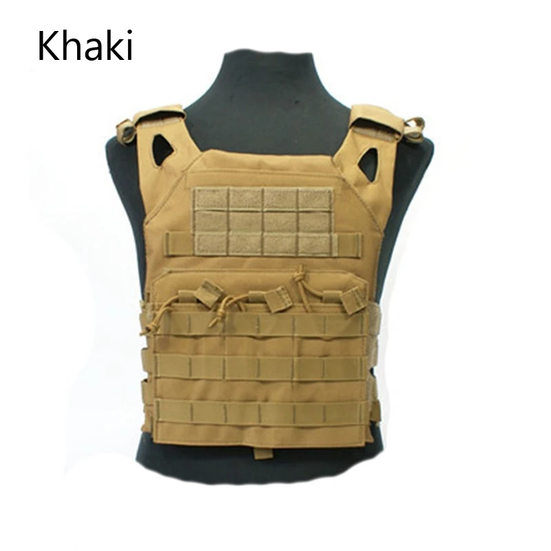 Легкий molle тактический жилет броневой лист несущей JPC жилет - Цвет: Хаки