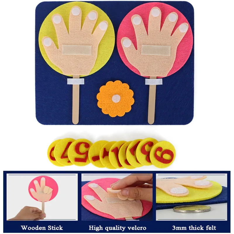 Игра на палец Ro Sham Bo раннее обучение цифровые обучающие игрушки для детского сада