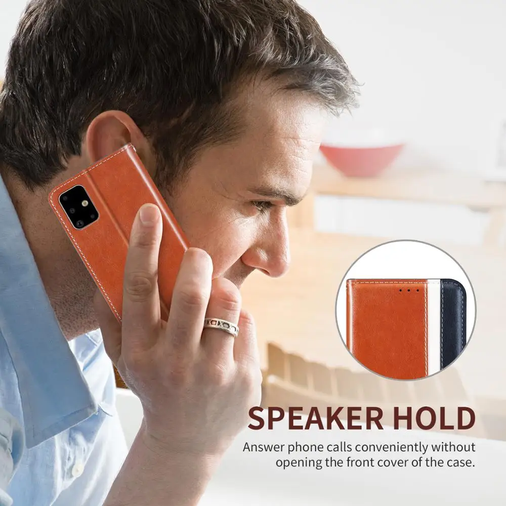 Кожаный чехол книжка для Samsung Galaxy A10 A20S A30 A40 A50 A70 бумажник A01 A51 A71 A81