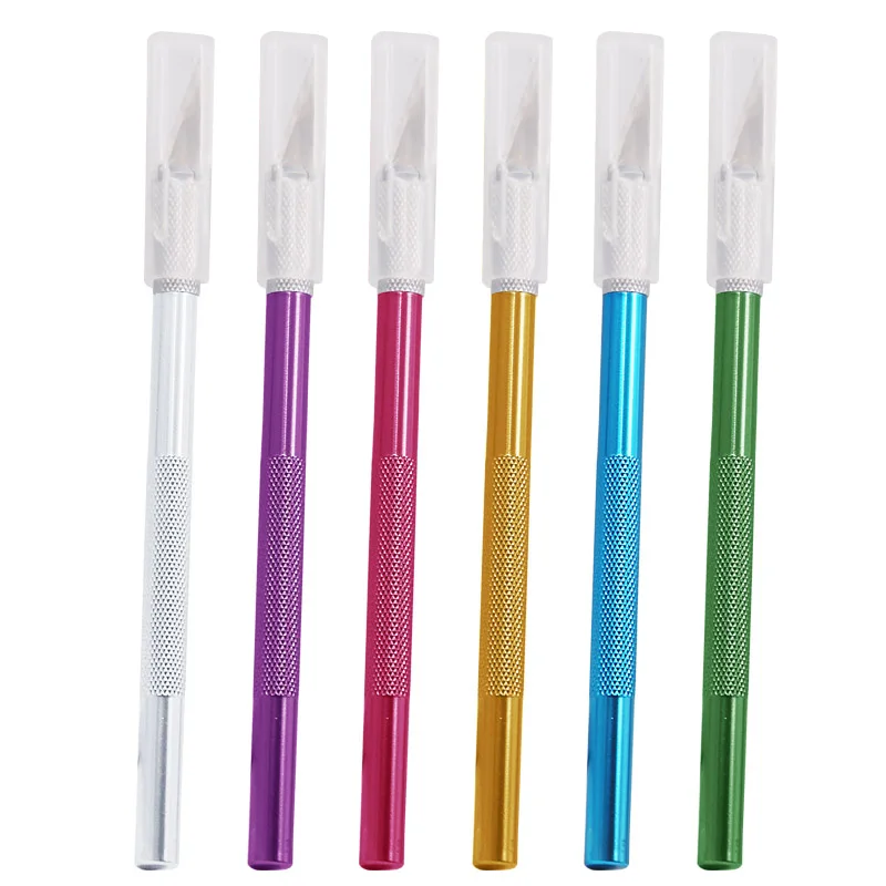 6 шт. нож для резьбы по фруктам #11 нескользящий резак гравировальные ремесленные