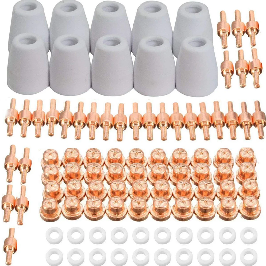 

100 шт./65 шт., набор наконечников для плазменного резака