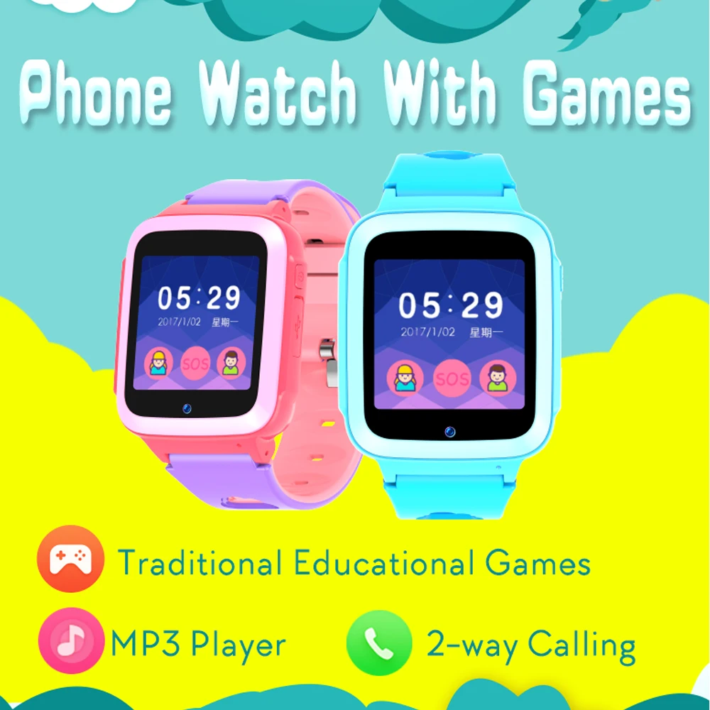 Q15 Детские Смарт часы Музыка MP3 Smartwatch 2G SOS детские игра музыка Дети