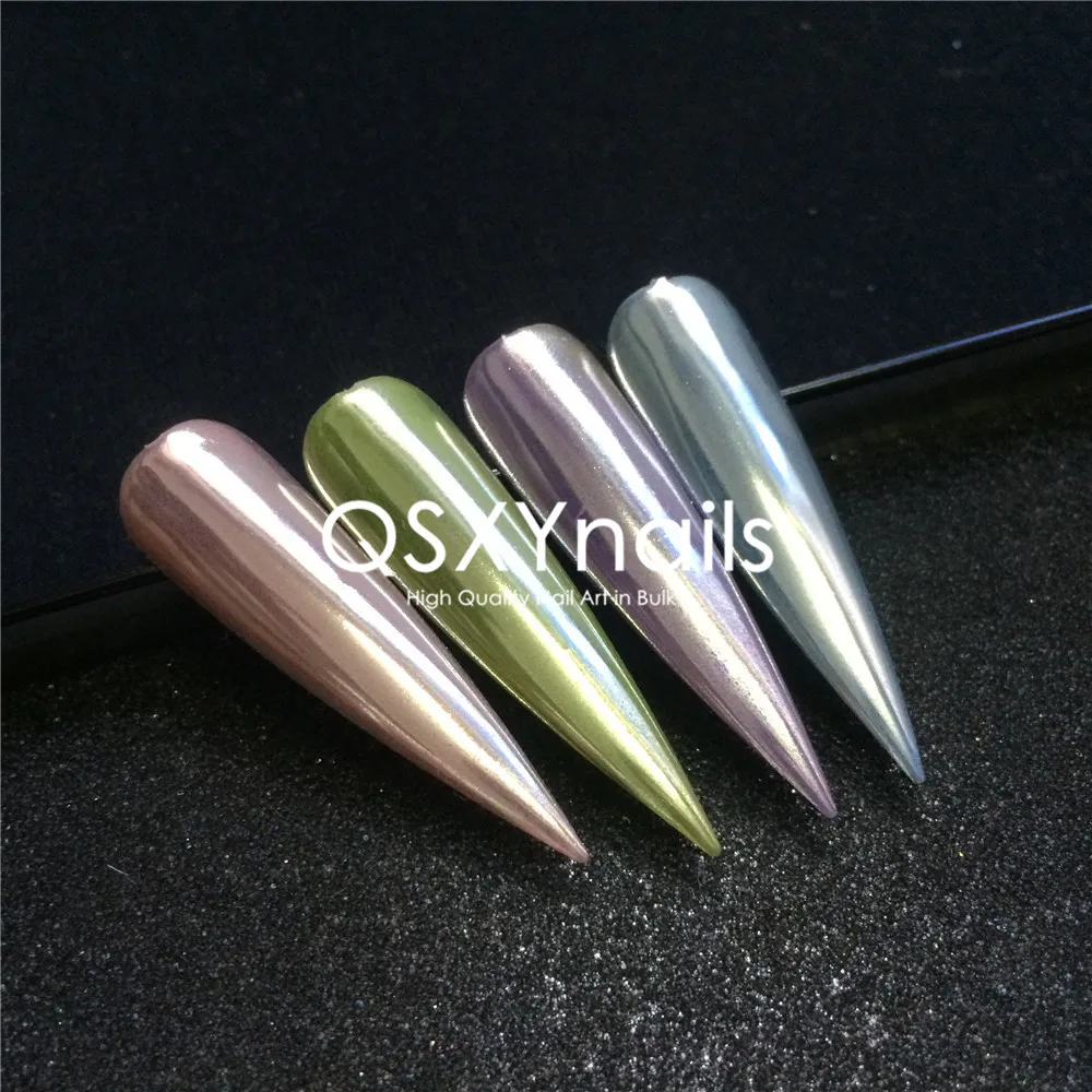 Высокое качество яркий серебряный порошок Хромовая зеркальная Пигмент Блеск для